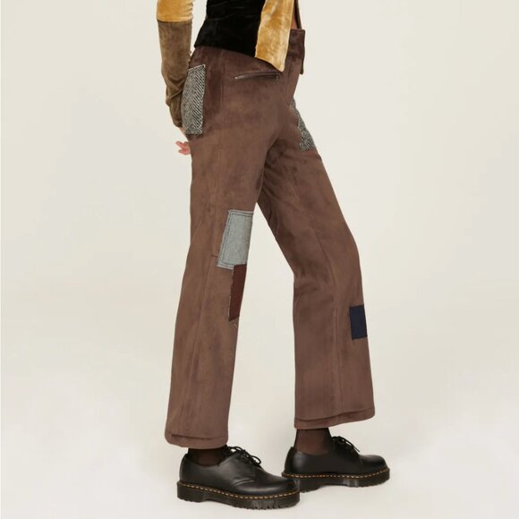 Size 2/4 - TheOpen Product - Corduroy Wool Patchwork Pants Rent Runway $245 msrp - Picture 9 of 16